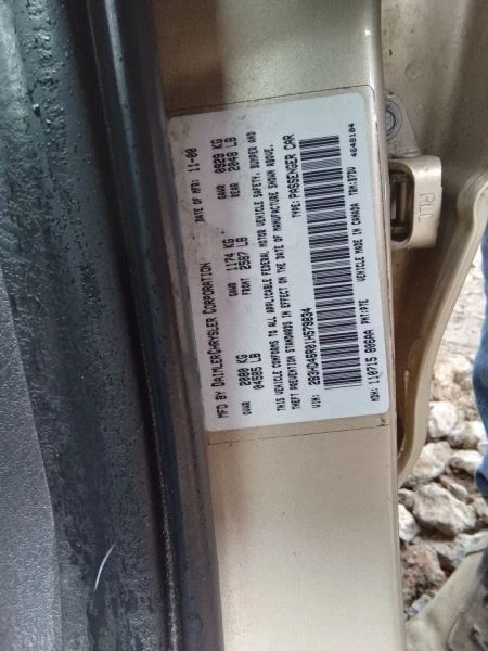 Driver Left Rear Window Regulator Fits 01-04 300M 1297192 | eBay