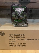 New Spin Master Monster Jam Halloween 2024 Black Cat Truck LE Exclusive /5000