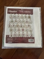 Herrschners Happy Holly-Days Cross Stitch Kit Set of 30 Ornaments 570441