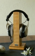 HeSy Wood Headphone Stand Holder handmade from alder with solid oak wood