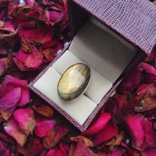 Flashy Blue Labradorite 925 Sterling Silver Ring,Statement Ring,Ethnic Ring 