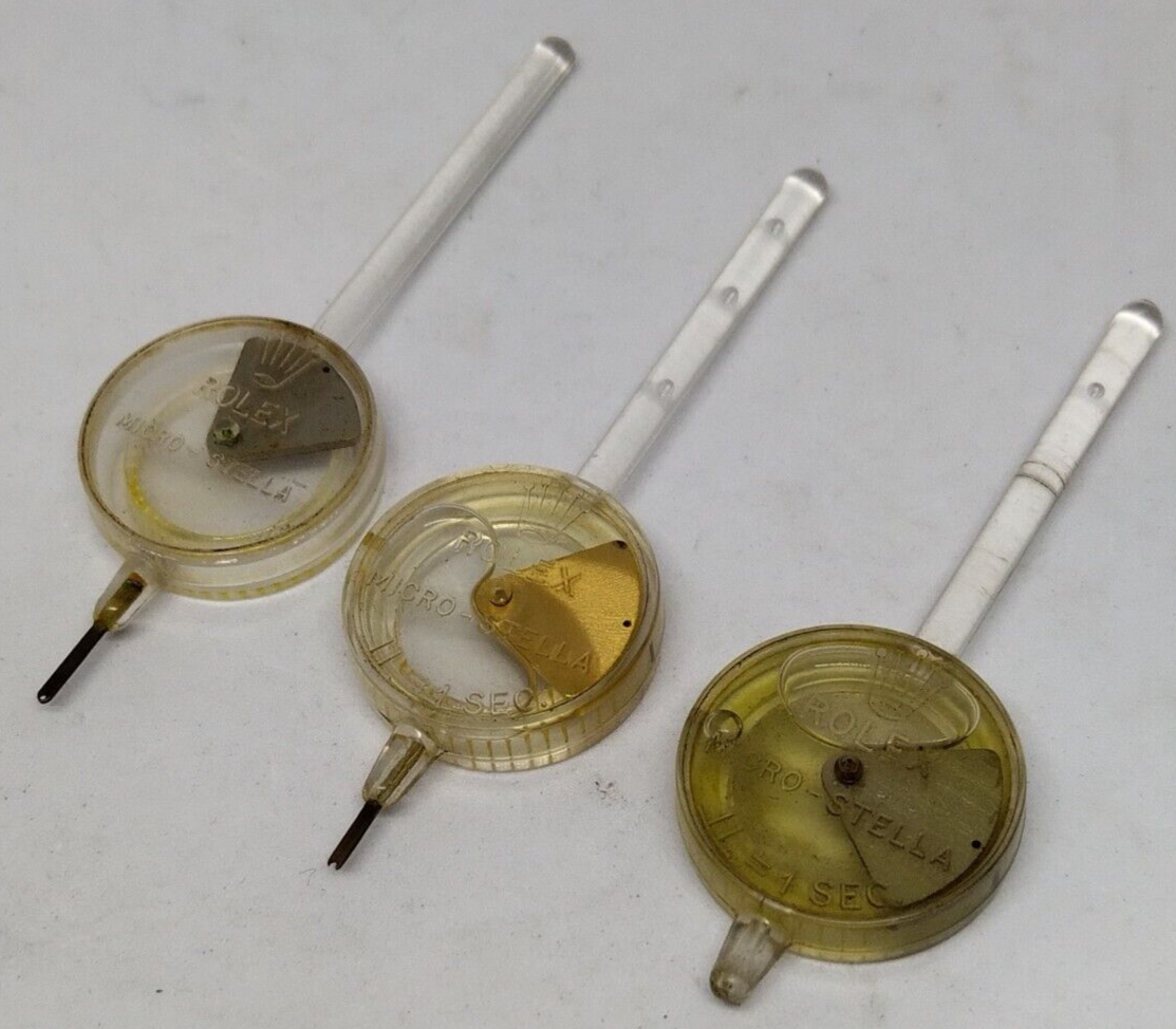 3 Rolex Micro Stella srew adjusting Tools for parts - Watchmaker
