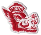 NORTH CAROLINA STATE WOLFPACK NCAA COLLEGE VINTAGE 2.5" TEAM MASCOT PATCH