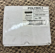 Lot Of 20 Apollo 1 in. Brass Insert Coupling