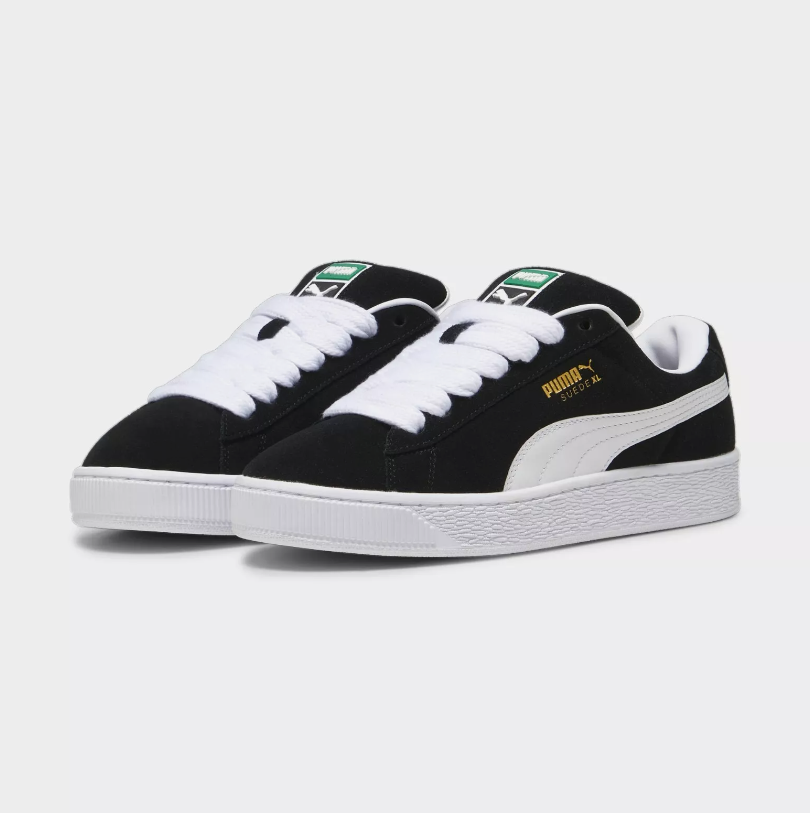 Puma Suede XL Black White Men Unisex LifeStyle Casual Shoes 395205-02
