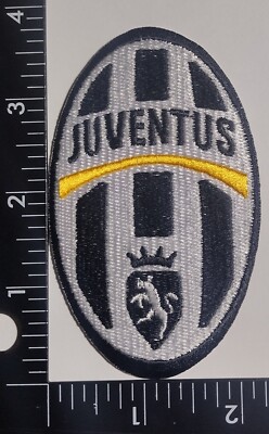 Patch Brodé Juventus FC - Écusson UEFA Italie Del Piero TIFOSI 3.5"