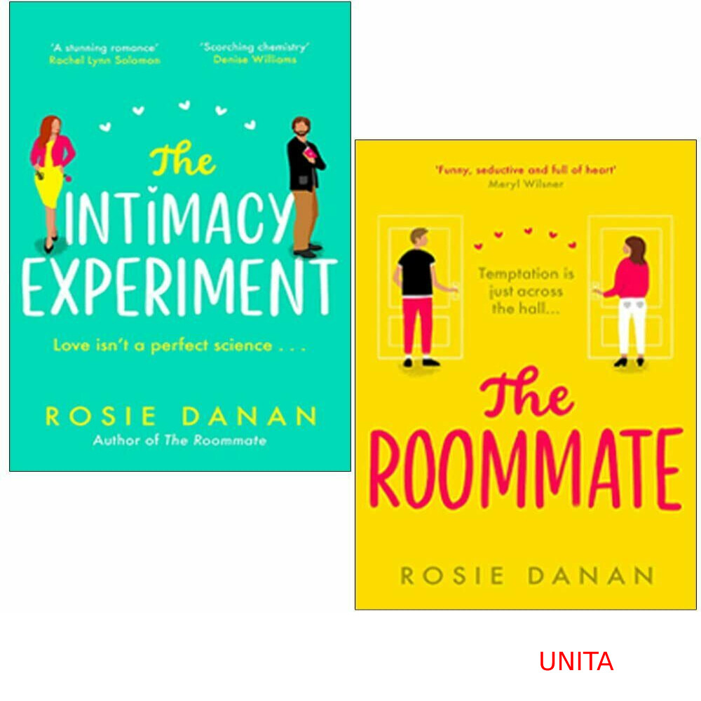 Rosie Danan 2 Books Collection Set (The Intimacy Experiment, The Roommate) NEW