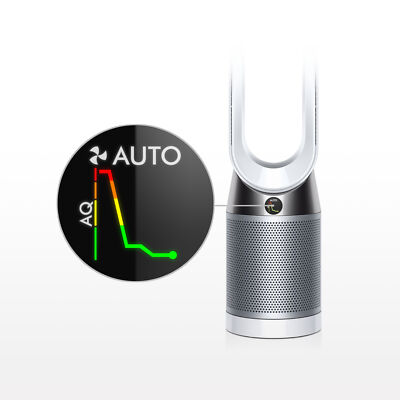 Dyson TP4A Pure Cool™ tower purifier fan | White/Silver Dyson TP4A Pure Cool™ tower purifier fan | White/Silver