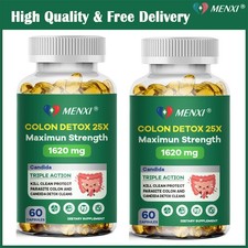 PARASITE KILLER CLEANSE INTESTINAL WORM DETOX TAPEWORM 120 CAPSULES