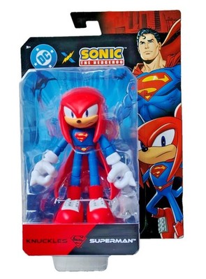New 2025 DC x Sonic The Hedgehog - Knuckles Superman -  5'' Jakks Pacific