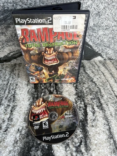 Rampage: Total Destruction (Sony PlayStation 2, 2006) PS2 - Tested