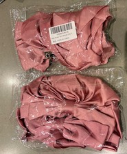 Lot of 4 Deep Pink Satin Stylish Long Tail Bow Big Ribbon Hair Clip Tie