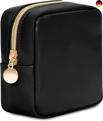 WANDERING NATURE Kleine Kosmetiktasche Schminktasche Klein für Handtasche Mini Make Up Tasche