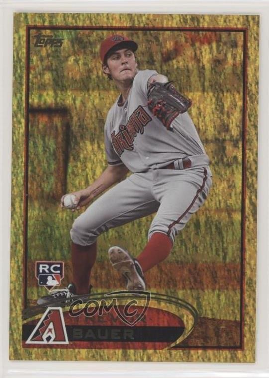 2012 Topps Update Gold Sparkle Trevor Bauer #US213 fm0