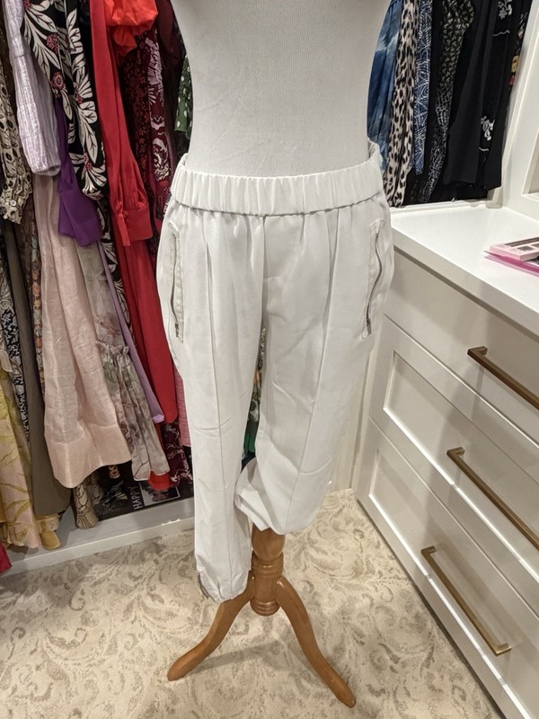 joie Linen Cropped Pants Woman's Size Xs White