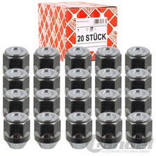 20x FEBI RADMUTTER ALUFELGEN passend für HYUNDAI i20 i30 i40 ix20 ix35 GETZ