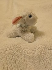 Rare HTF Eden Toys Small Rattle Plush Sheep Lamb Fast Shipping