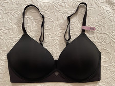 Maidenform One Fab Fit Wireless Demi Bra 38D black  DM2301 NWOT