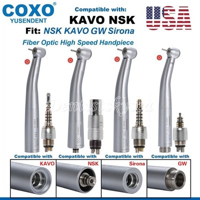 COXO High Speed Handstück Fiber Optic For KAVO MULTIflex Coupler 6 Hole Dental