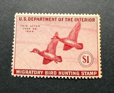 WTDstamps - #RW10 1943 - US Federal Duck Stamp - Mint OG NH **WELL CENTERED**