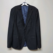 SuitSupply Men  s Vitale Barberis Super 110  s Pure Wool Dark Gray Blazer Size 42L