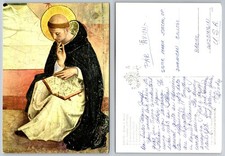 Fra Angelico St. Dominic Study Postcard Florence Museo San Marco 1960s Italy