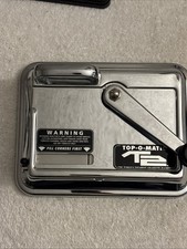 Top-O-Matic T2 Chrome Cigarette Rolling Machine Manual Injector, Works Clean