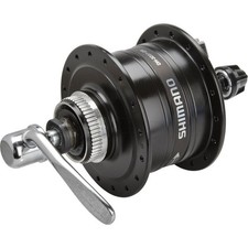 Nabe Vorderrad Nabendynamo Shimano DH-3D37 schwarz 36 Loch Disc CenterLock