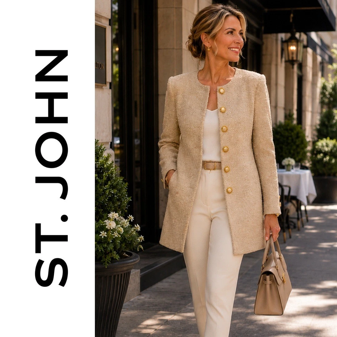 2000’s ST. JOHN COLLECTION ロングジャケットUSA製 st john collection jacket products for sale | eBay