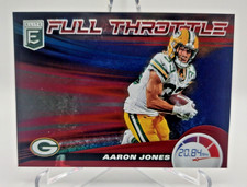 2020 Panini Donruss Elite Aaron Jones #20 Full Throttle Red /99 Packers 