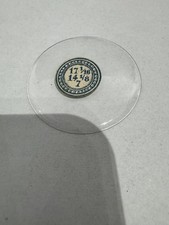 Vintage Pocket Watch Acrylic Crystal Domed 38.50mm 17 1/16 14 1/8 7 Clear