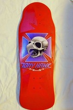 Powell Peralta Tony Hawk 80s Vintage Skateboard Deck Rare Red From Japan