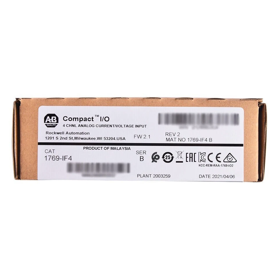 New Sealed AB 1769-IF4 CompactLogix 4CH Analog Input Module 1769IF4 1PCS - Image 3 of 4