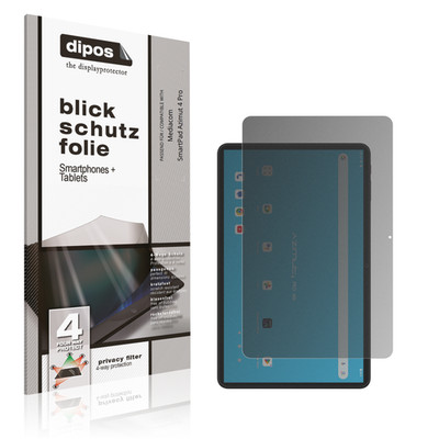 Blickschutzfolie für Mediacom SmartPad Azimut 4 Pro matt Schutzfolie Folie
