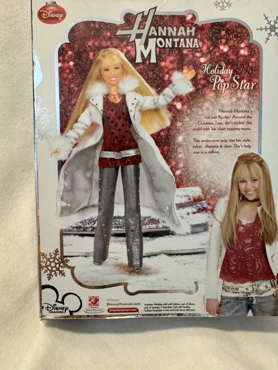 Disney Hannah Montana Holiday Pop Star 2008 Fashion Doll w