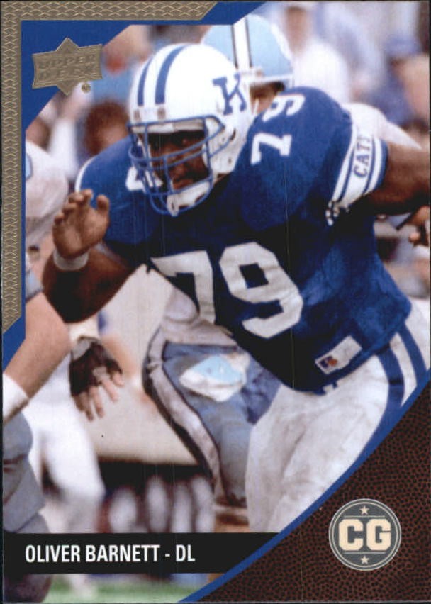 2014 Upper Deck Conference Greats Pewter #51 Oliver Barnett - FB