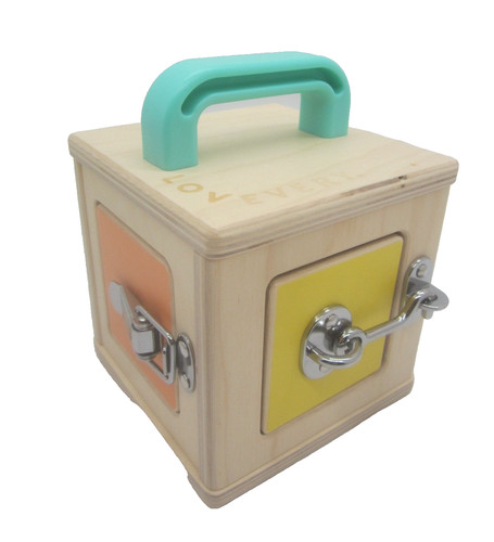 Lovevery Wooden Lock Box Latches | The Realist Box | Montessori Learning Toy