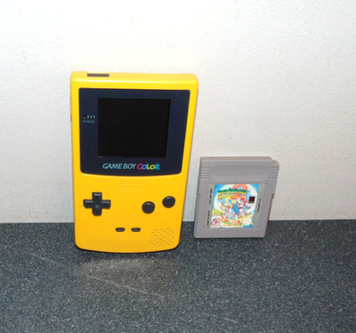 Pusteblume Gelb Nintendo Gameboy Color Konsole *funktionstüchtig* Super Mario Land 2