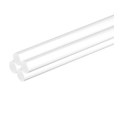 4 Pcs Acrylic Round Rods 5/16" x 12" Clear Dowel Rods Sticks- 9mm x 300mm