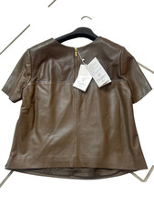 Leder Oberteil Damen Gr. 40 "Elegance Paris"