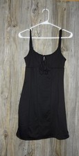 Gaze Sleeveless Midi Bodycon Dress Womens Size Small Black Stretch