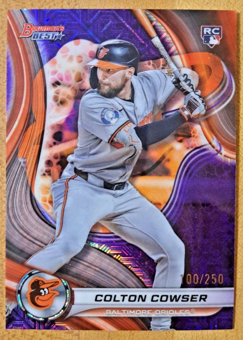 2024 Bowmans Best Purple Refractor /250 Colton Cowser RC #10 Rookie Card SP