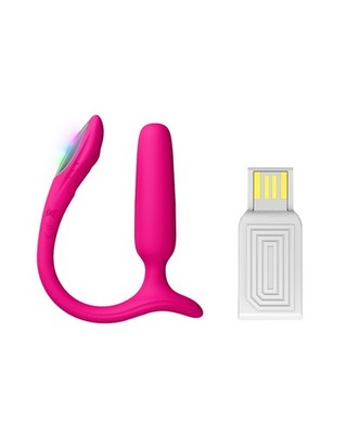 LOVENSE Lush Anal Vibrating Butt Plug Sex Toys+USB Adapter for PC Laptop