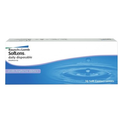 Bausch + Lomb Daily Disposable Tageslinsen, sphärische Kontaktlinsen, weich, ...