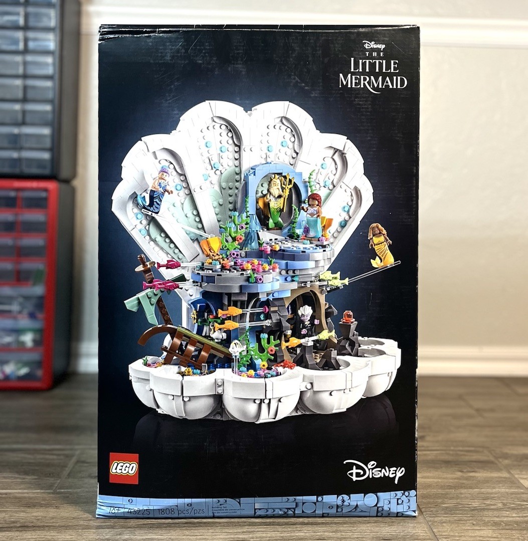 LEGO Disney 43225: The Little Mermaid Royal Clamshell ~ NEW