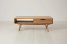 Swyft Coffee Table 01 - Oak 2 Drawer with Shelf RRP £329