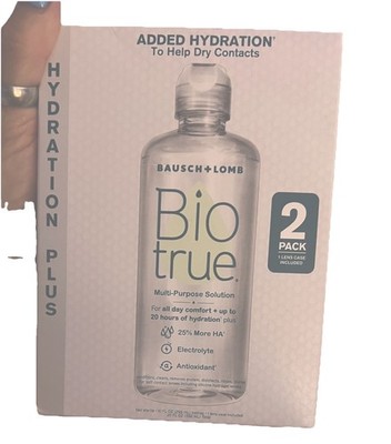 Bausch and Lomb Biotrue Multi-Purpose Contact Sol NEW SEALED 2 Pack Exp 11/27