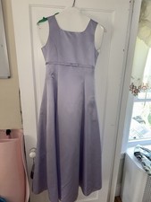 Women’s 2007 David’s Bridal Bridesmaid Wedding Dress In Lilac Juniors Size 18