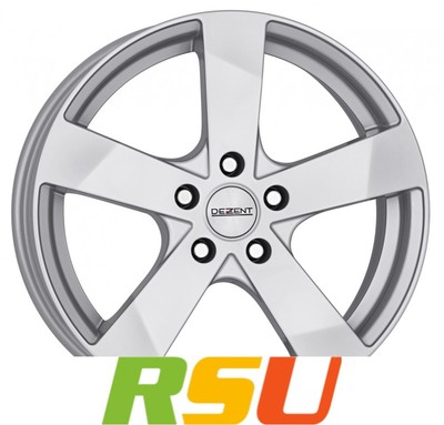 Dezent TD silver 6.5x16'' ET45 LK5 114.3 ML 67.1 Alufelgen 16 Zoll