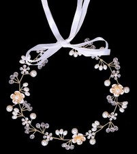 Flower Girl Headpiece Hair Accessories Wedding First Communion Party Decor Use